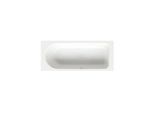 Bette BetteOcean Low-Line Badewanne 8833-440PLUS Glasur, snow, 170x70x38cm, Fußende rechts, Überlauf vorne