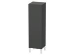 Duravit L-Cube Halbhochschrank LC1178R4949 40x36,3x132cm, Tür rechts, graphit matt