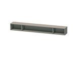Duravit L-Cube Regalelement LC120104343 100 x 14 cm, basalt matt, 3 Fächer, horizontal