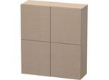 Duravit L-Cube Halbhochschrank LC116707575 70x24,3x80cm, 2 Türen, leinen