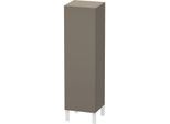 Duravit L-Cube Halbhochschrank LC1178L9090 40x36,3x132cm, Tür links, flannel grey seidenmatt