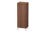 Duravit L-Cube Halbhochschrank LC1179R2121 50x36,3x132cm, Tür rechts, nussbaum dunkel