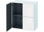 Duravit L-Cube Halbhochschrank LC117708585 70x36,3x80cm, 2 Türen, weiß hochglanz