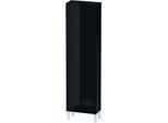 Duravit L-Cube Hochschrank LC1171R4040 50x24,3x176cm, Tür rechts, schwarz hochglanz