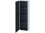 Duravit L-Cube Halbhochschrank LC1168L1818 40x24,3x132cm, Tür links, weiß matt