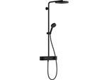 hansgrohe Pulsify Brause-Set 24221670 mit Thermostat, mattschwarz