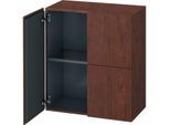 Duravit L-Cube Halbhochschrank LC117701313 70x36,3x80cm, 2 Türen, amerikanischer nussbaum