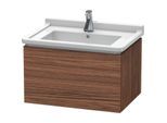 Duravit L-Cube Waschtisch-Unterschrank LC616402121 67 x 46,9 cm, nussbaum dunkel, 1 Auszug, wandhängend