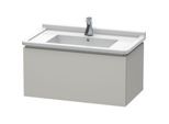 Duravit L-Cube Waschtisch-Unterschrank LC616500707 82 x 46,9 cm, betongrau matt, 1 Auszug, wandhängend