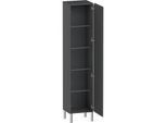 Duravit L-Cube Hochschrank LC1180R4949 40x36,3x176cm, Tür rechts, graphit matt