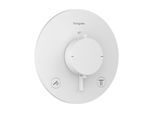 hansgrohe Ecostat Comfort S Thermostat 33715700 Unterputz, für 2 Verbraucher, 24 l/min, weiß matt