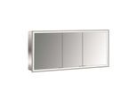 Emco prime Unterputz-Lichtspiegelschrank 949706297 1400x730mm, 3-türig, aluminium/spiegel