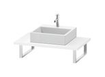 Duravit L-Cube Konsole LC106C08585 Stärke 3 cm, weiß hochglanz, für Aufsatzbecken, variabel