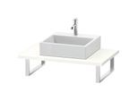Duravit L-Cube Konsole LC106C02222 Stärke 3 cm, weiß hochglanz, für Aufsatzbecken, variabel