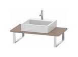 Duravit L-Cube Konsole LC104C08686 Stärke 3 cm, cappuccino hochglanz, für Aufsatzbecken, variabel
