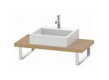 Duravit L-Cube Konsole LC100C01212 Stärke 4.5 cm, eiche gebürstet, für Aufsatzbecken, variabel