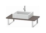 Duravit L-Cube Konsole LC104C04343 Stärke 3 cm, basalt matt, für Aufsatzbecken, variabel