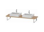 Duravit L-Cube Konsole LC105C01212 Stärke 3 cm, eiche gebürstet, für Aufsatzbecken, variabel