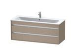 Duravit Ketho Waschtisch-Unterschrank KT643107575 120 x 47,5 cm, leinen, 2 Schubkästen, wandhängend