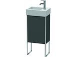 Duravit XSquare Waschtisch-Unterschrank XS4479L4949 36,4x49,1x24cm, Tür links, Graphit matt