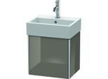 Duravit XSquare Waschtisch-Unterschrank XS4090R8989 43,4x39,7x34cm, Tür rechts, Flannel Grey hochglanz