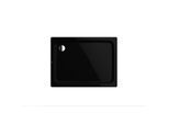 Kaldewei Duschplan Duschwanne 440935003701 75x90x6,5cm, mit Träger, Antislip Perl-Effekt, schwarz