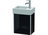 Duravit XSquare Waschtisch-Unterschrank XS4099R4040 36,4x39,7x24cm, Tür rechts, schwarz hochglanz