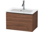 Duravit L-Cube Waschtisch-Unterschrank LC615602121 62 x 39,1 cm, nussbaum dunkel, 1 Auszug, wandhängend