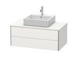 Duravit XSquare Waschtisch-Unterschrank XS491103939 100x40x54,8cm, 2 Schubkästen, Nordic weiß seidenmatt