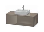 Duravit XSquare Waschtisch-Unterschrank XS490208989 120x40x54,8cm, 1 Auszug, Flannel Grey hochglanz