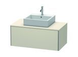 Duravit XSquare Waschtisch-Unterschrank XS490109191 100x40x54,8cm, 1 Auszug, Taupe