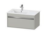Duravit Ketho Waschtisch-Unterschrank KT641900707 80 x 47,5 cm, betongrau matt, 1 Auszug, wandhängend