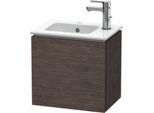 Duravit L-Cube Waschtisch-Unterschrank LC6272R7272 42x29,4x40cm, wandhängend, Tür rechts, eiche dunkel gebürstet