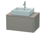 Duravit XSquare Waschtisch-Unterschrank XS490004343 80x40x54,8cm, 1 Auszug, Basalt matt