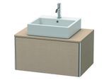 Duravit XSquare Waschtisch-Unterschrank XS490007575 80x40x54,8cm, 1 Auszug, Leinen