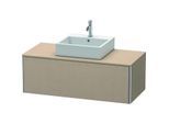 Duravit XSquare Waschtisch-Unterschrank XS490207575 120x40x54,8cm, 1 Auszug, Leinen