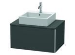 Duravit XSquare Waschtisch-Unterschrank XS490004949 80x40x54,8cm, 1 Auszug, Graphit matt