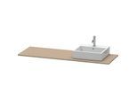 Duravit XSquare Konsole XS060HR7575 160x55cm, mit 1 Ausschnitt, rechts, Leinen