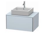 Duravit XSquare Waschtisch-Unterschrank XS490009797 80x40x54,8cm, 1 Auszug, Lichtblau seidenmatt