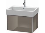 Duravit XSquare Waschtisch-Unterschrank XS409408989 68,4x39,7x46cm, 1 Auszug, Flannel Grey hochglanz