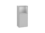 Villeroy und Boch Finion Seitenschrank G500GJGJ 41,8x93,6cm, links, Emotion, Regal oben Light grey matt, Light grey matt