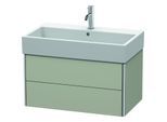 Duravit XSquare Waschtisch-Unterschrank XS419506060 78,4x39,7x46cm, 2 Schubkästen, Taupe seidenmatt