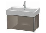 Duravit XSquare Waschtisch-Unterschrank XS409508989 78,4x39,7x46cm, 1 Auszug, Flannel Grey hochglanz