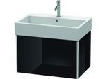 Duravit XSquare Waschtisch-Unterschrank XS409404040 68,4x39,7x46cm, 1 Auszug, schwarz hochglanz