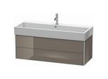 Duravit XSquare Waschtisch-Unterschrank XS419708989 118,4x39,7x46cm, 2 Schubkästen, Flannel Grey hochglanz