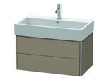 Duravit XSquare Waschtisch-Unterschrank XS419507575 78,4x39,7x46cm, 2 Schubkästen, Leinen