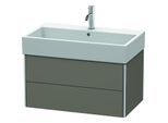 Duravit XSquare Waschtisch-Unterschrank XS419509090 78,4x39,7x46cm, 2 Schubkästen, Flannel Grey seidenmatt