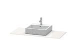 Duravit XSquare Konsole XS060D03636 80x55cm, mit 1 Ausschnitt, weiß seidenmatt