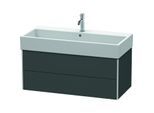 Duravit XSquare Waschtisch-Unterschrank XS419604949 98,4x39,7x46cm, 2 Schubkästen, Graphit matt