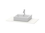 Duravit XSquare Konsole XS060E03636 100x55cm, mit 1 Ausschnitt, weiß seidenmatt